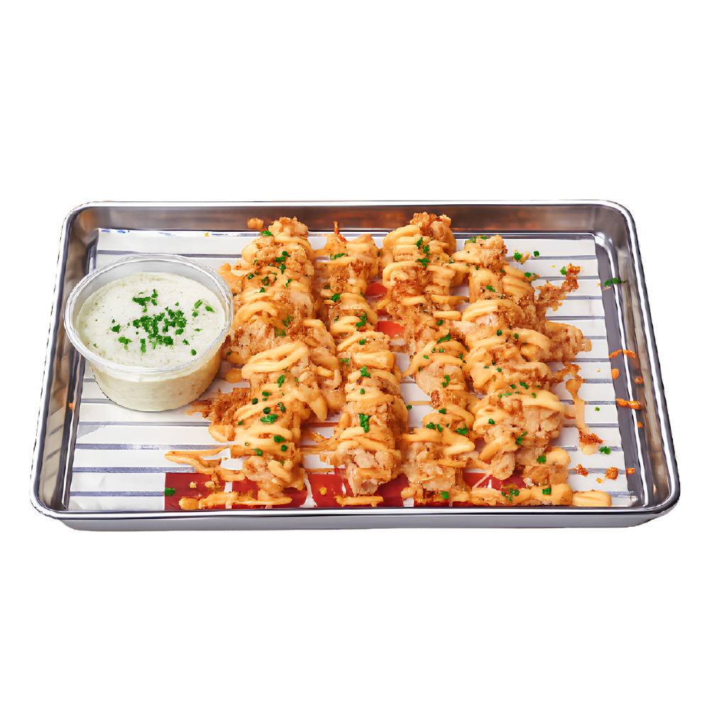 Crispy chicken fingers